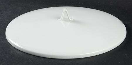 Classic Modern White Lid for Rd Covered Vegetable W/RV9 Base