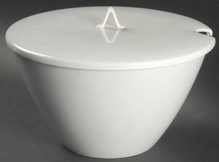 Classic Modern White Tureen &  Lid