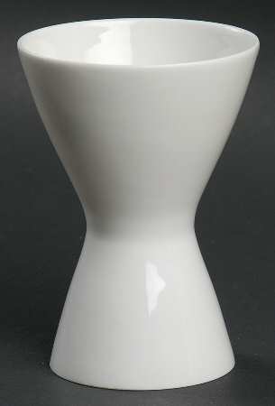 Classic Modern White Double Egg Cup