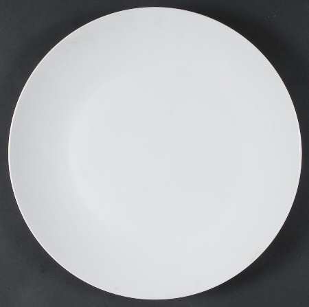 Classic Modern White 13" Chop Plate (Round Platter)