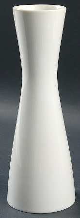 Classic Modern White 8" Vase