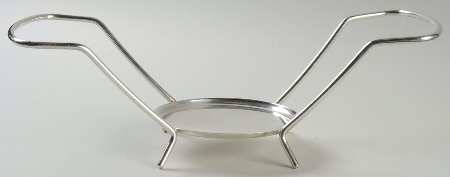 Classic Modern White Metal Stand for RCVRV9