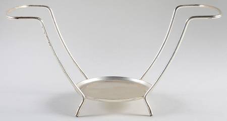 Classic Modern White Metal Stand for Tureen