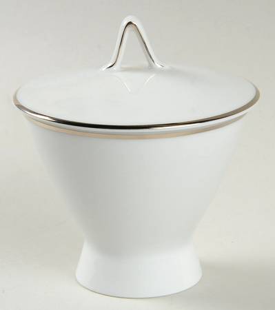 Classic Platinum (Newer) Sugar Bowl & Lid