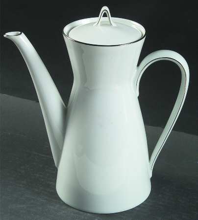 Classic Platinum (Newer) Coffee Pot & Lid