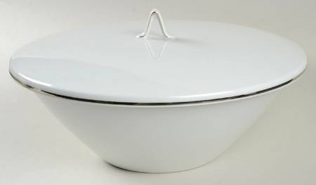 Classic Platinum (Newer) Round Covered Vegetable-Uses RV9 as Base+CVLRV9