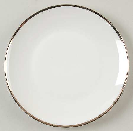 Classic Platinum (Newer) Salad Plate