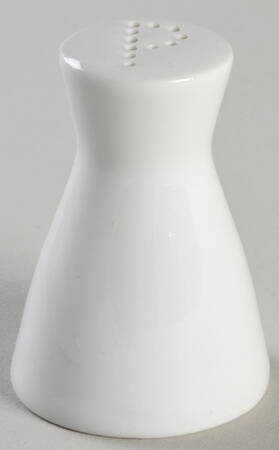 Classic Rose (White Rose, Brown Leaves) Pepper Shaker
