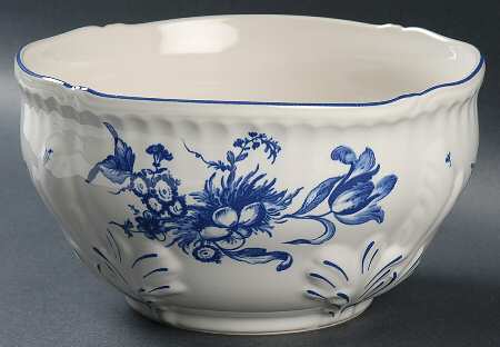 Cornflower Blue 7" Round Vegetable Bowl