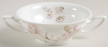 Colonial Garden Flat Cream Soup Bowl