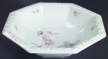 Colonial Garden 10" Octagonal Vegetable Bowl