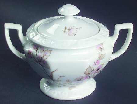 Colonial Garden Sugar Bowl & Lid