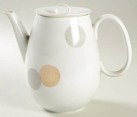 Coins Coffee Pot & Lid