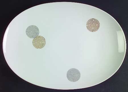 Coins 13" Oval Serving Platter