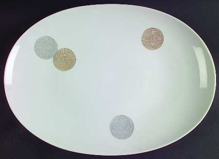 Coins 16" Oval Serving Platter