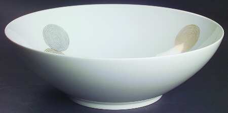 Coins 9" Round Vegetable Bowl