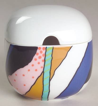 Collage Sugar Bowl & Lid