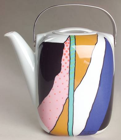 Collage Coffee Pot & Lid