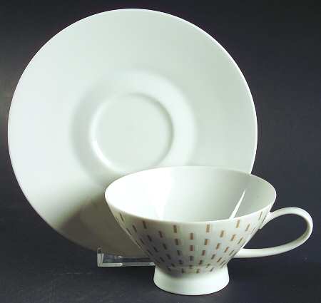 Colonnade Footed Cup & Saucer Set