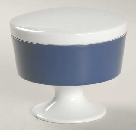 Composition Cobalt Blue Mini Sugar Bowl & Lid