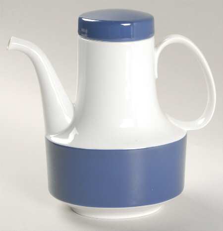 Composition Cobalt Blue Mini Coffee Pot & Lid