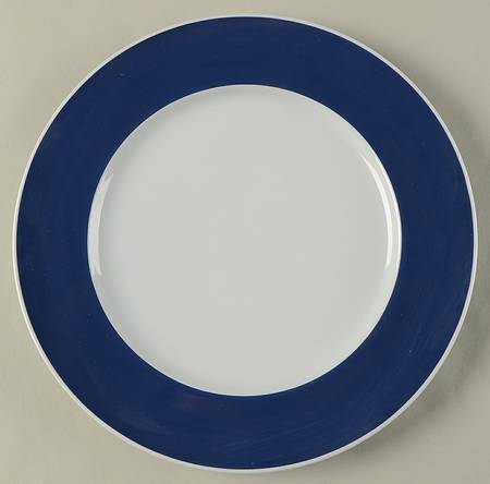 Composition Cobalt Blue Dinner Plate