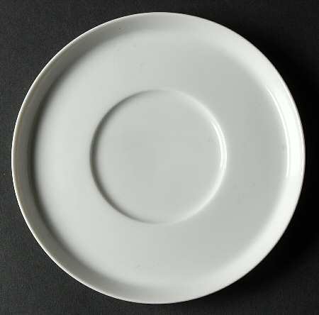 Composition White Saucer