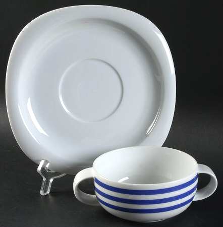 Concept 3 (Suomi) Flat Cream Soup Bowl & Saucer Set