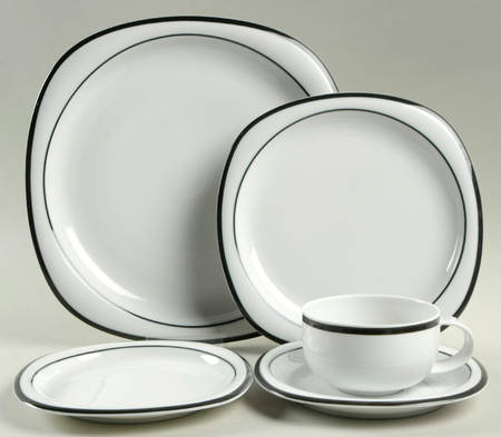 Concept 5 Anthracite Black (Suomi) 5 Piece Place Setting