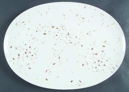 Confetti 15" Oval Serving Platter