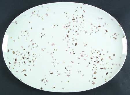 Confetti 16" Oval Serving Platter