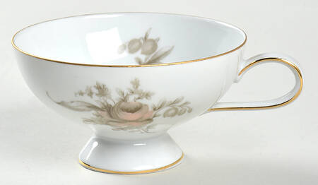 Colonial Rose Footed Cup