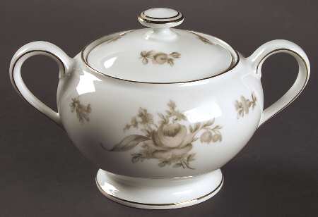 Colonial Rose Sugar Bowl & Lid