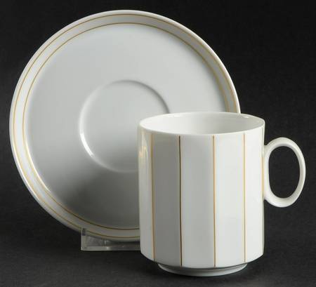 Corfu Flat Cup & Saucer Set