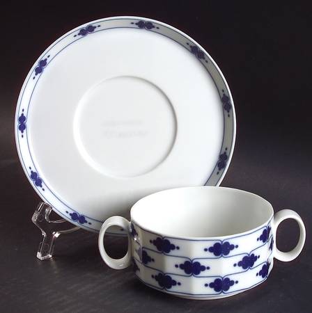 Corinth Flat Cream Soup & Saucer Set