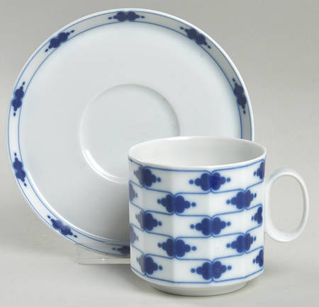 Corinth Flat Cup & Saucer Set