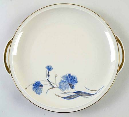 Cornflower (Winifred) Handled Cake Plate