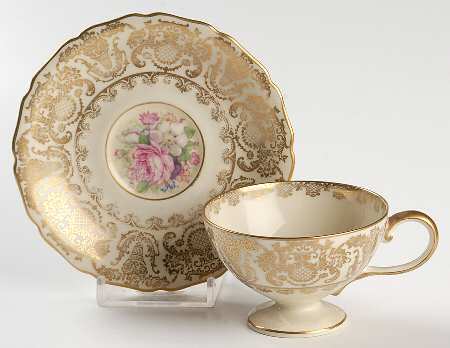 Coronado Footed Demitasse Cup & Saucer Set
