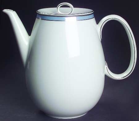 Corona Blue Coffee Pot & Lid
