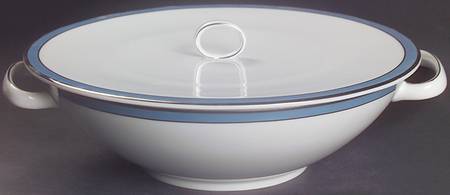 Corona Blue Round Covered Vegetable-Uses RV9 as Base+CVLRV9