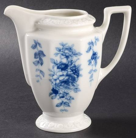 Cobalt Rose Creamer