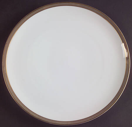 Corona Taupe Large Dinner Plate
