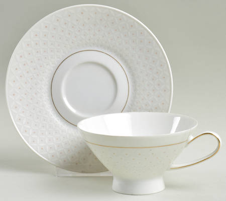 Crown Jewel Footed Cup & Saucer Set