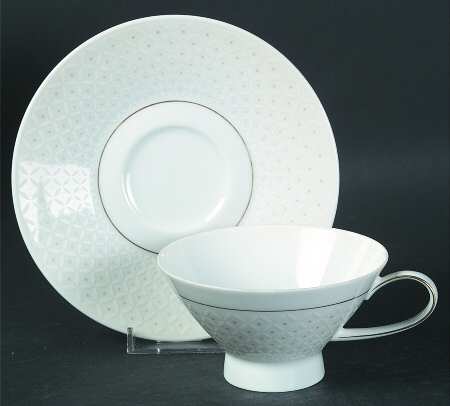 Crown Jewel Footed Cup & Saucer Set