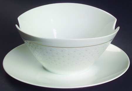 Crown Jewel Gravy Boat with Attached Underplate