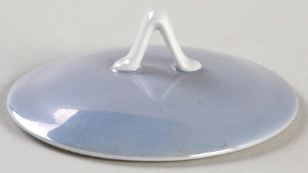 Crystalline Blue Lid for Mini Sugar Bowl