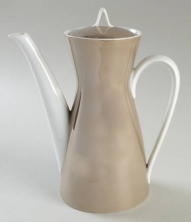 Crystalline Taupe Small Coffee Pot & Lid