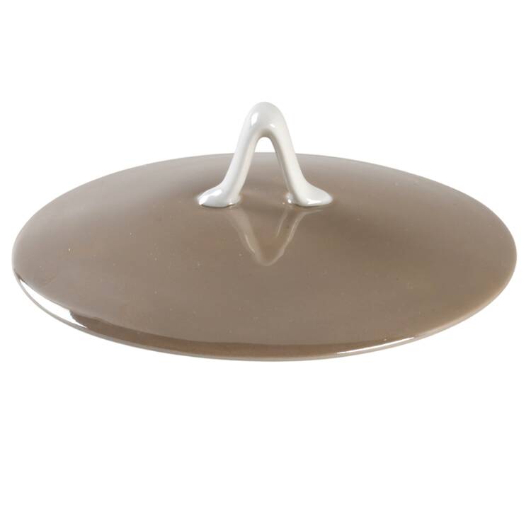 Crystalline Taupe Lid for Sugar Bowl