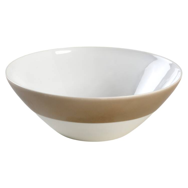 Crystalline Taupe Individual Salad Bowl