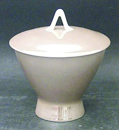Crystalline Taupe Mini Sugar Bowl & Lid
